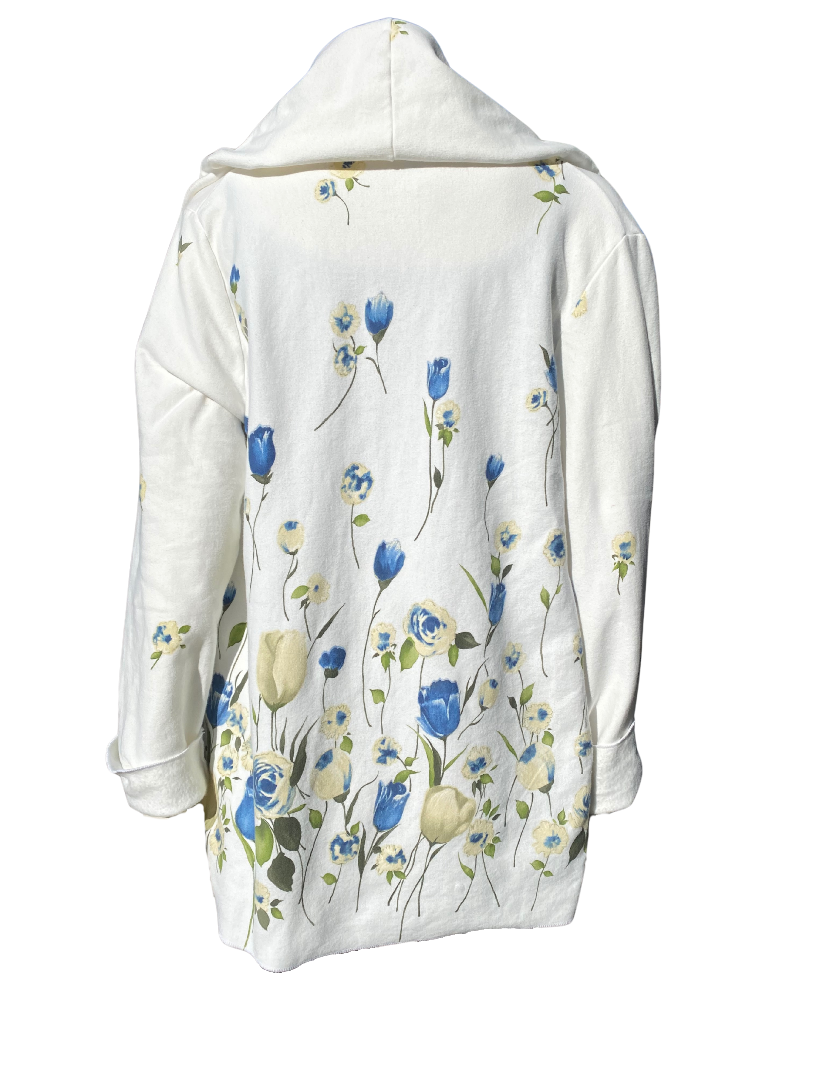 Blue Rose Wrap Jacket
